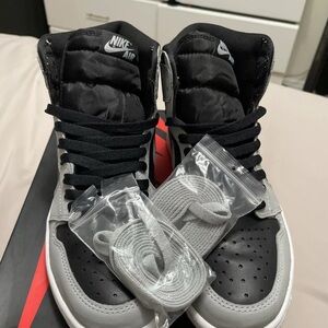 Nike Air High-Top Sneakers Black and Gray